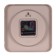 Watch Wall Interior "Classics", silent, 19 x 19 cm, beige body