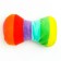 Dog toy "Soft bone", 15 cm, rainbow coloring