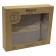 Kraft Kraft sets, size 35x75 cm - 1 pc, 70x140 cm - 1 pc, brown color