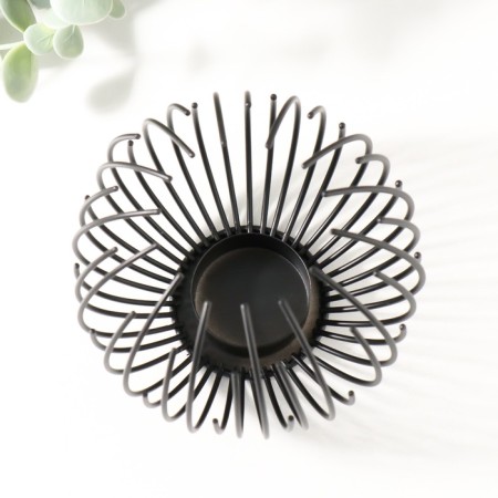 Summary on1 Supplone Metal D = 5 cm "Ball from the rods" black 11.5x11.5x9.5 cm-2
