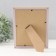 Photo frame plastic 15x20 cm "Golden brackets. Double" beige 18.5x23.5 cm