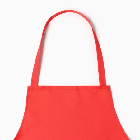The apron is saved and the color is red, 65*75 cm, 100% p/e-1