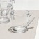 Set of mugs, glass, d = 8 cm, h = 8 cm, 190 ml, 6 pcs