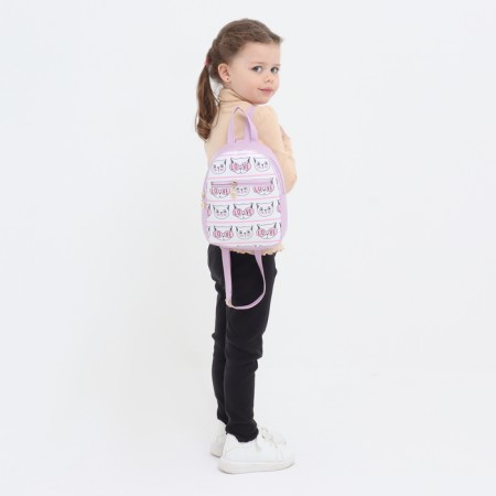 Baby backpack on lightning, lilac color-3