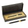Gift handle, ball "boss" in the leatherette case, rotary, black with gold