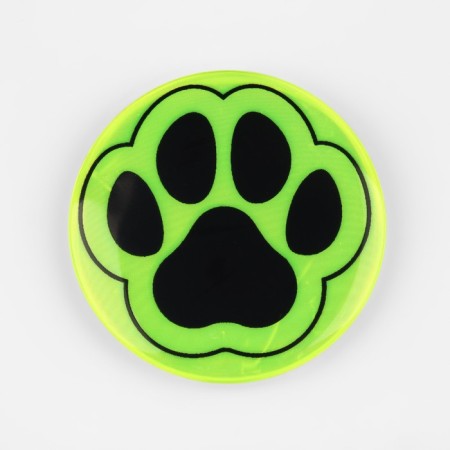 The reflective icon "Paw", D = 5.8 cm, color mix-3