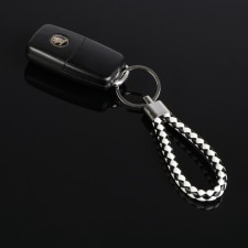 Cartage keychain, loop, black and white