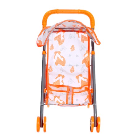 Summer stroller for dolls "Fox", metal frame-6