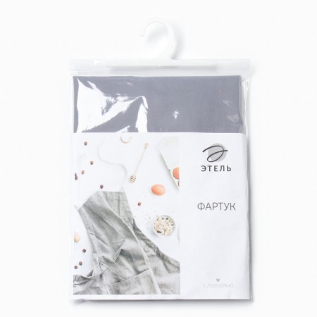 Apron Ethel "Kitchen" Tsv. Sery, 60x70cm, Sarzha, 100% H/L-9