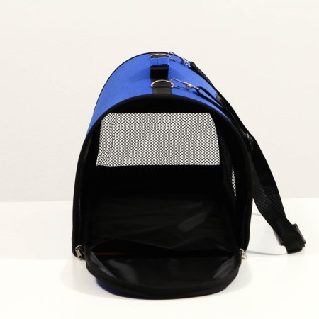 Bag - Animal carrying, 2 entrance, 46 x 28.5 x 30 cm, blue-3