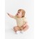 Body Children with ruffles Minaku "Nature", beige color, height 86-92 cm
