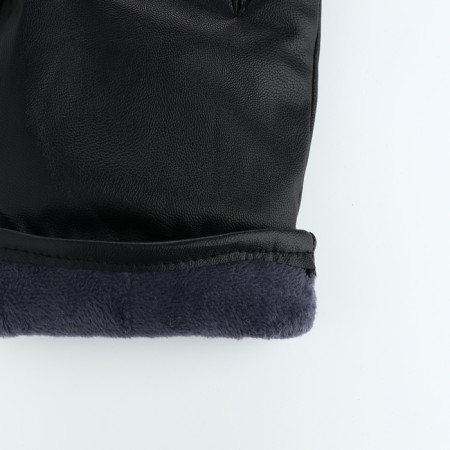 Gloves male, dimensionless, with insulation, black color-3