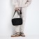 Bag Cross-Bodi with a zipper, black color