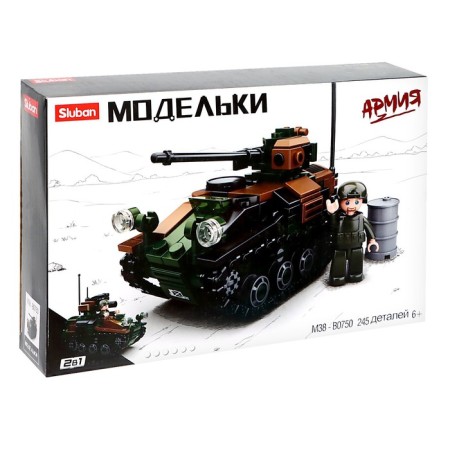 Designer of Model "Tank", 2 assembly options, 245 parts-5