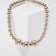 Kilepy plastic "Standard" Trio, beads No. 8, 20, color gold, 40 cm