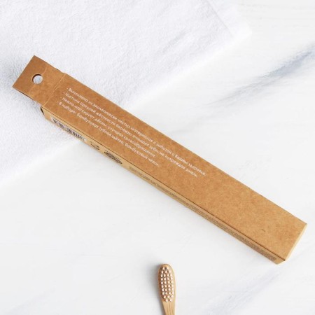 Toothbrush in the bamboo case "Tenderness", 3.1 × 24.1 × 3.1 cm-1