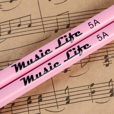 Drum sticks Music Life, 5a, maple, pink-1