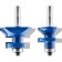 Set of milling bison 28770-50-ha2, for lining, shank d = 8 mm, 50 x 30 mm