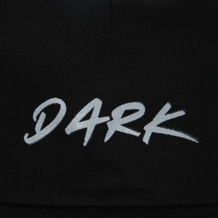 Men's cap with reflective elements, black color, river 56-3