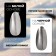 Nail rubbing, with an applicator, chrome silver color