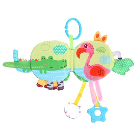 Soft book - suspension with the teething "Elephant"-4
