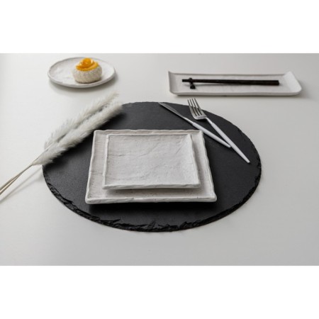 Porcelain dish for supply to Magistro Slate, 21 × 1.6 cm, white color-7