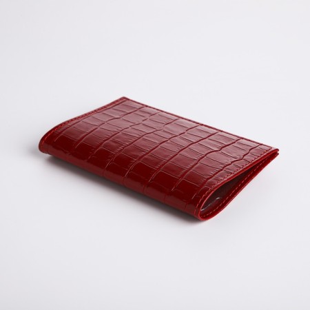 Textura passport cover, red color-2