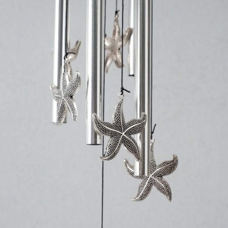 Wind Music Metal "Sea Stars" 5 tubes 60 cm-2
