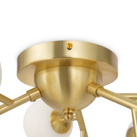 Ceiling light MayToni Mod545CL-12BS, 12XG9, 28W, 60x60x20 cm, color gold-2