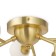 Ceiling light MayToni Mod545CL-12BS, 12XG9, 28W, 60x60x20 cm, color gold