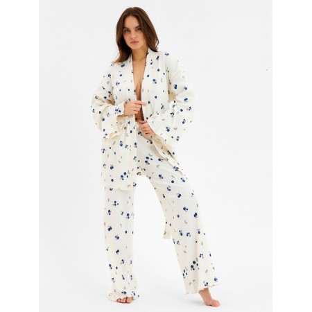 Пижама женская (рубашка и брюки) KAFTAN Blueberry р.52-54-2