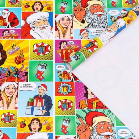 Glossy packaging paper "Pop-Art Gifts", 70 x 100 cm