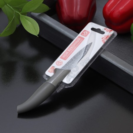 A knife with an anti -wound coating of the granite shares, vegetable, blade 8 cm-1