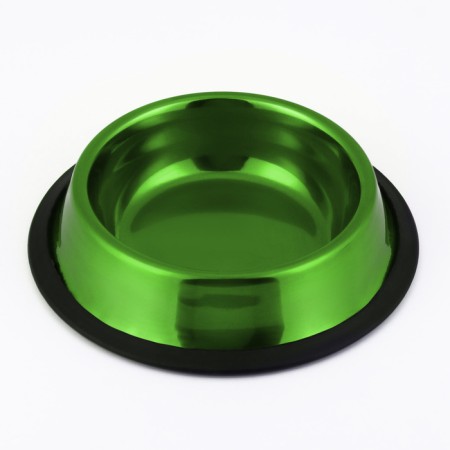 A bowl with a non -slip base decorative color, 230 ml, green-1