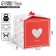 Gift folding box, packaging, “love”, 12 x 12 x 12 cm