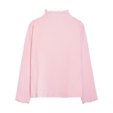 Turtleneck for girls, height 146 cm, pink color