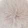 Pompon artificial fur "light gray" d = 7 cm