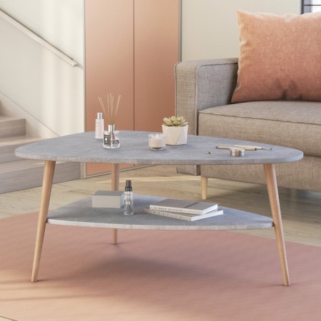 TRIO CHONE table, 900 × 675 × 418 mm, color concrete