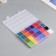 Glass 8/0 (3 mm) in the box "Bright" 24 colors x 15 g 19x13x2.1 cm