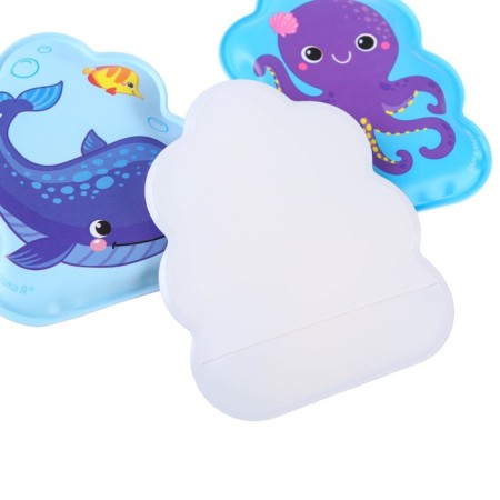 Bath toys "Underwater World" Book and finger theater, Baby Me-6