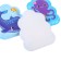 Bath toys "Underwater World" Book and finger theater, Baby Me