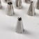 A set of pastry nozzles, 42 pcs, d = 1.7 cm, adapter, in the case, nozzles mix