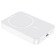 External battery Hoco J109, 5000 mAh, 1 Type-C, 2 A, display, PD, wireless charging, white