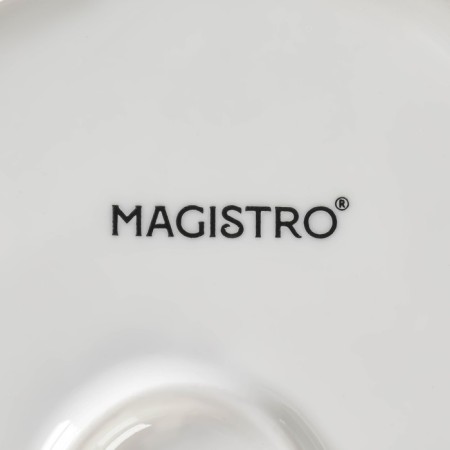 Porcelain dish Magistro "Blanche", 24 × 18 × 4.5 cm, white color-4