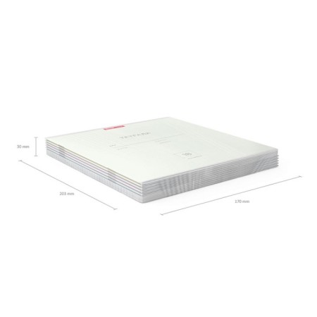 A notebook of 18 sheets in the Erichkrause line "Classic Pastel", covered Cardboard, OFSET block 100% white, mix-8