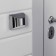 The Uniel Garden Light on the sunbater is wall -mounted, 10 × 8 × 6 cm, white glow
