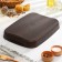 Baking she, 40 × 29.5 × 5 cm, anti -stick coating, color coffee marble