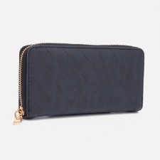 Women's wallet with lightning, gray color