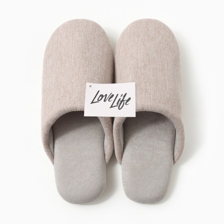 Male slippers, eco size 44-45, beige color-9