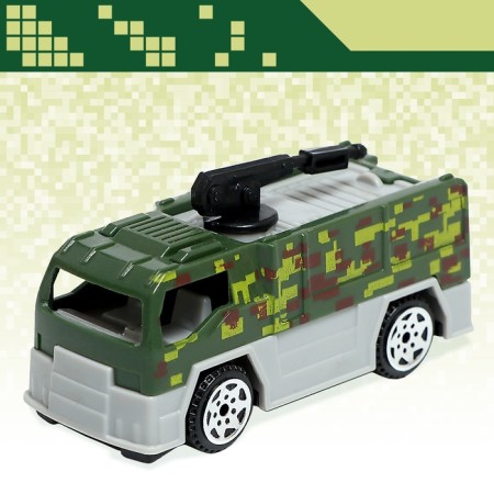 The inertial “Army” truck is transformed, light, sound-8